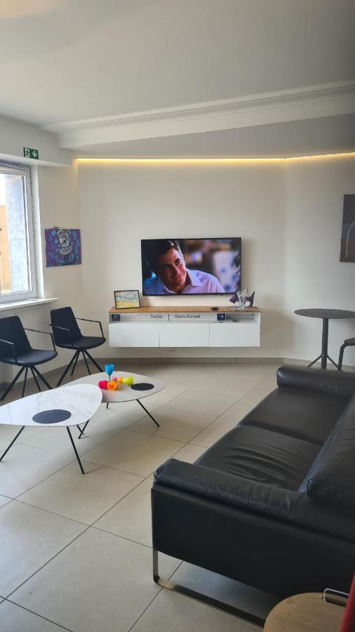 Frontaal Gelijkvloers Seaview 80M² 2 Slp Apartment Oostende Bagian luar foto