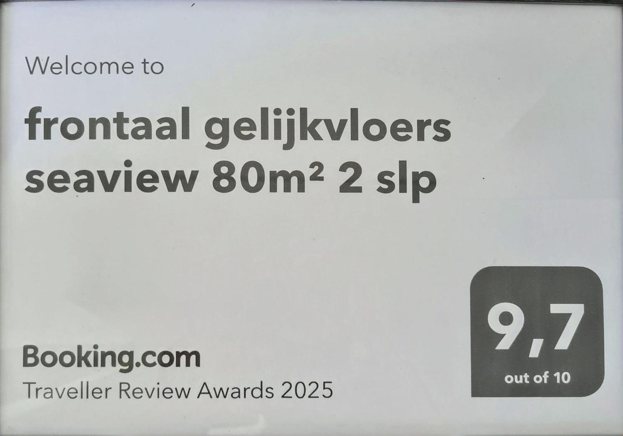 Frontaal Gelijkvloers Seaview 80M² 2 Slp Apartment Oostende Bagian luar foto